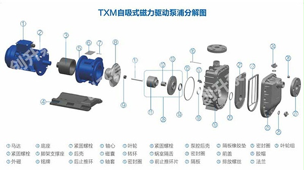 塑料循环防腐自吸泵